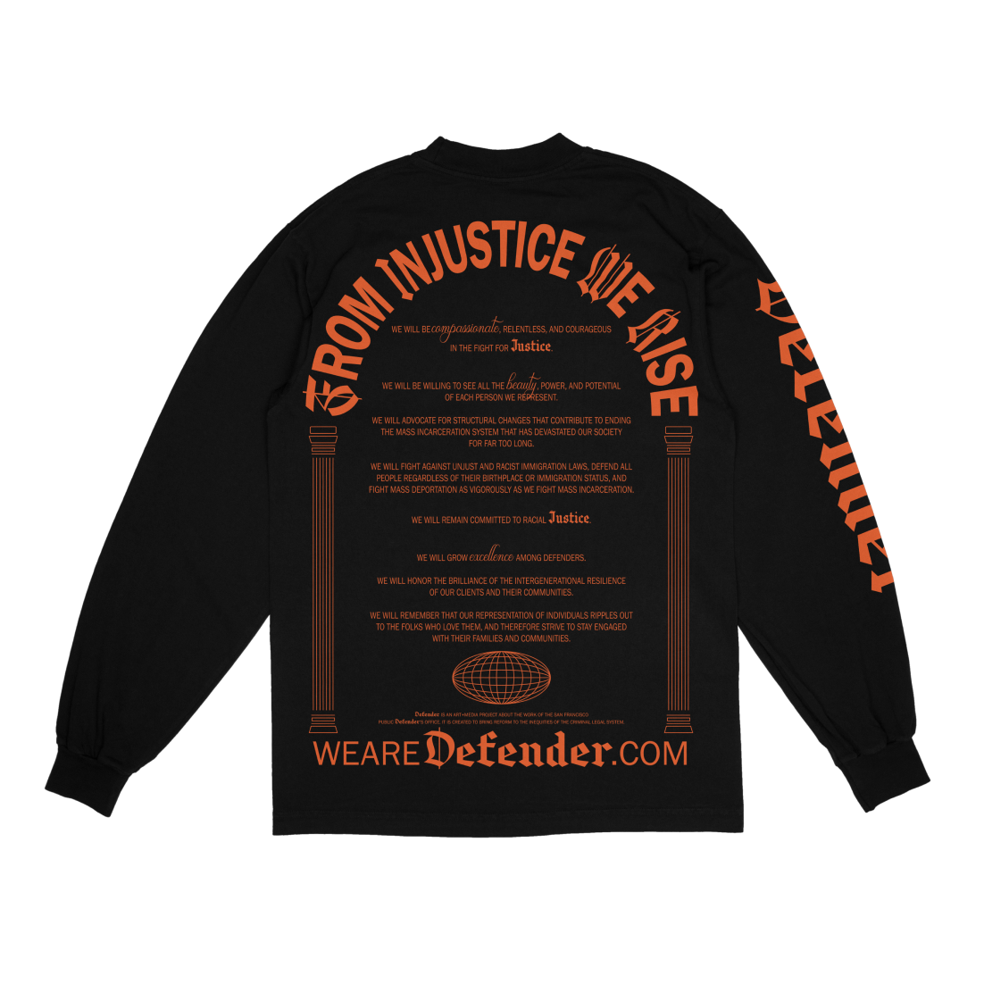 "From Injustice We Rise" L/S Shirt